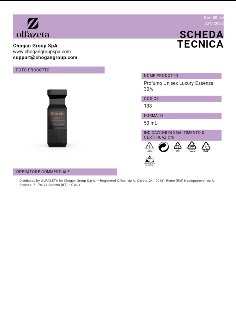 Profumo Chogan 138 Ispirato a Wood Whisper di Ojar