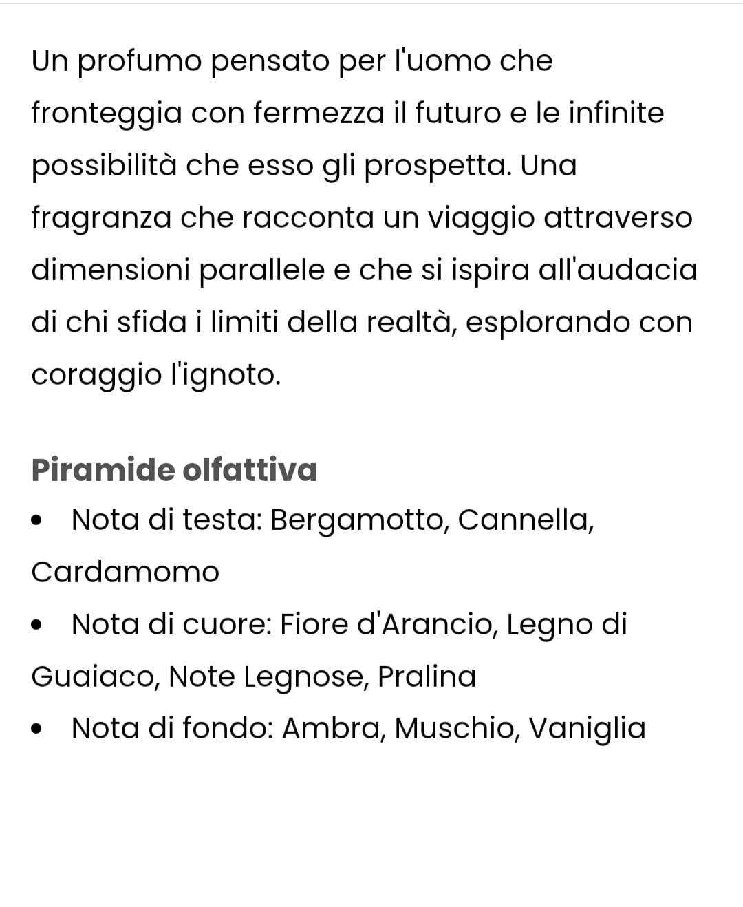 Profumo Chogan Multiverse M
