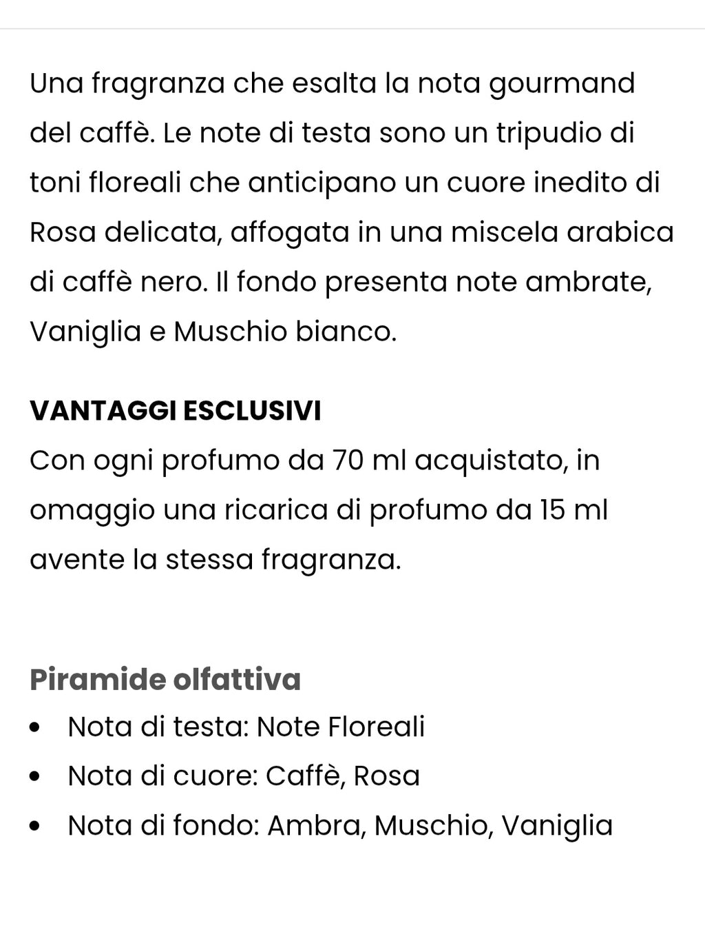 Profumo Chogan 105U Ispirato a Intense Cafè di Montale
