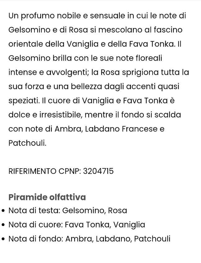 Profumo Chogan 109W Ispirato a L'Or di J'Adore
