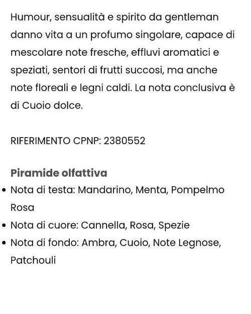 Profumo Chogan 001 Ispirato a One Million di Paco Rabanne