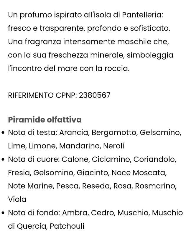 Profumo Chogan 002 Ispirato a Acqua di Giò di Armani